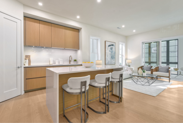 The Grove on Park Kitchen & Living Room