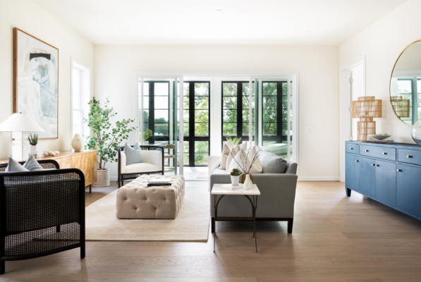 The Grove on Park Living Room with View of Ayr Sunroom